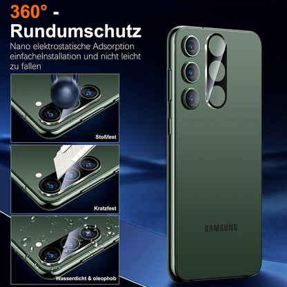 Panzer Schutzfolie Samsung Galaxy S23 4er Set Schutzglas Kameraschutz