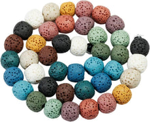 Lavastein Perlen Strang für Schmuck, DIY, Aromatherapie 8mm