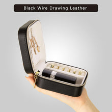 KAMIER Kleine Schmuckkästchen für Damen, PU Leder Mini Reise