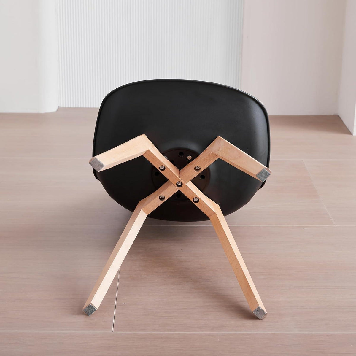 Esszimmerstühle 4er Set Schwarz | Skandinavisches Design