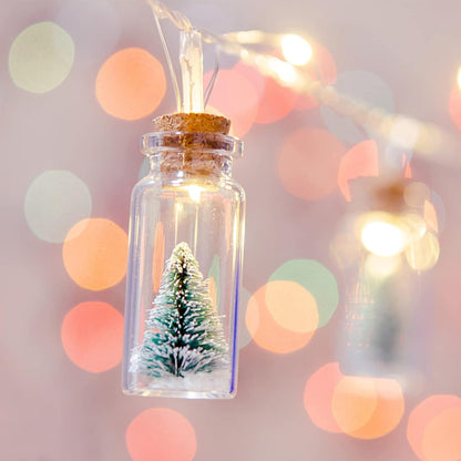 Kleine Glasflaschen mit Korken, 30 Stück, 10ml Mini-Fläschchen für
