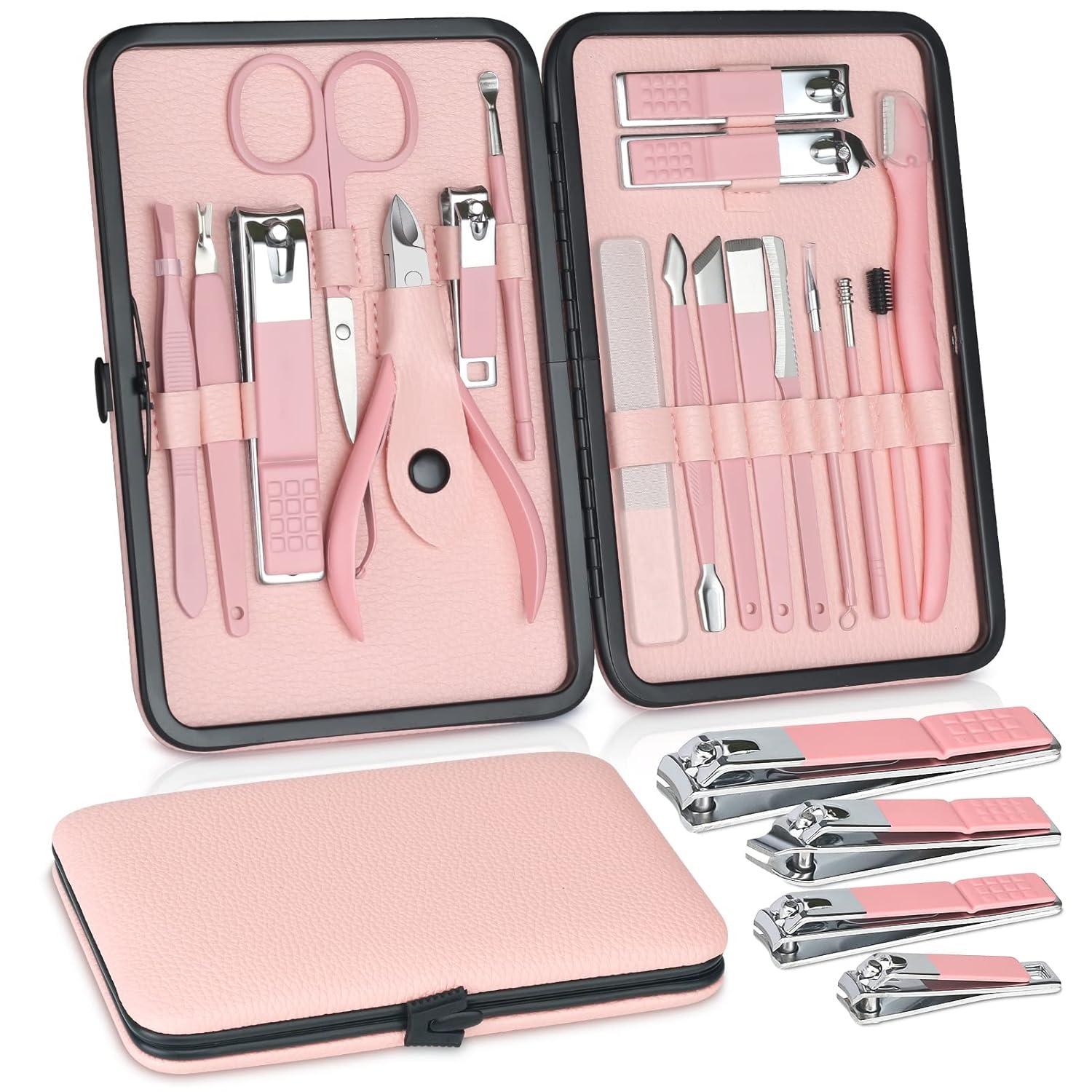 Professionelles Maniküre Set Nagelpflegeset Nagelknipser Kit Pediküre