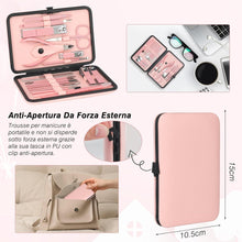 Maniküre Set Nagelpflege Edelstahl Pediküre Werkzeuge Rosa