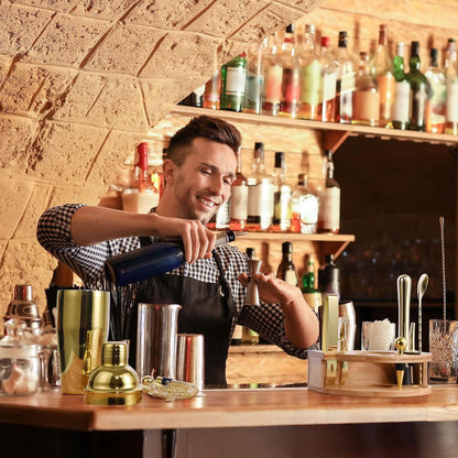 Goldenes Cocktail Shaker Set Edelstahl 750ML 12-Teilig