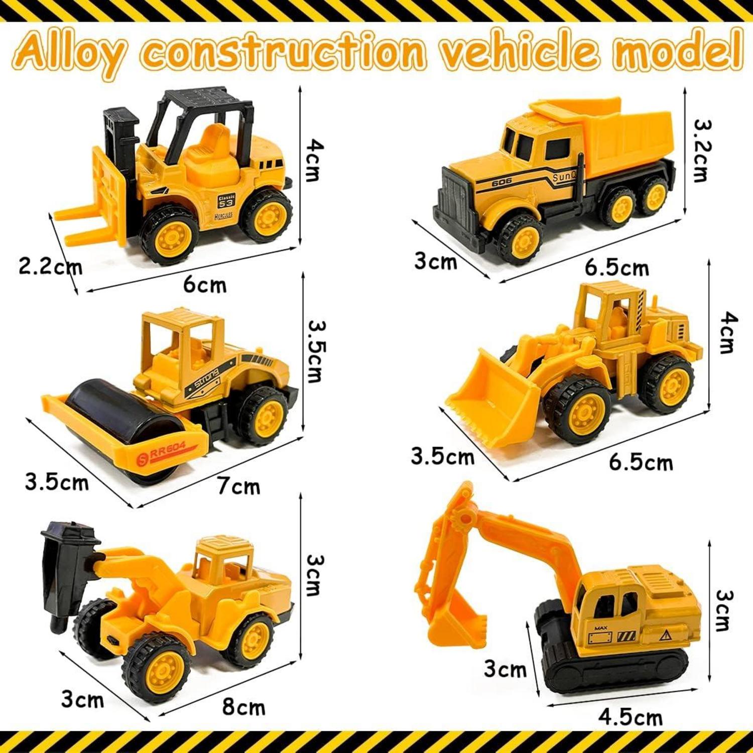 Tortendeko Baustelle Bagger Kuchen Deko 27 Stück Kinder 2-5 Jahre