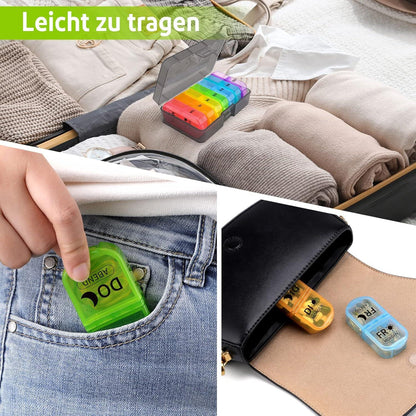 Opret Tablettenbox 7 Tage BPA-frei 2 Fächer