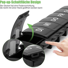 Opret Tablettenbox 7 Tage Deutsch Pillendose Wochen