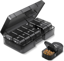 Tablettenbox 7 Tage Pillendose 2 Fächer BPA-frei