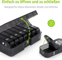 Tablettenbox 7 Tage 2 Fächer BPA-frei Großes