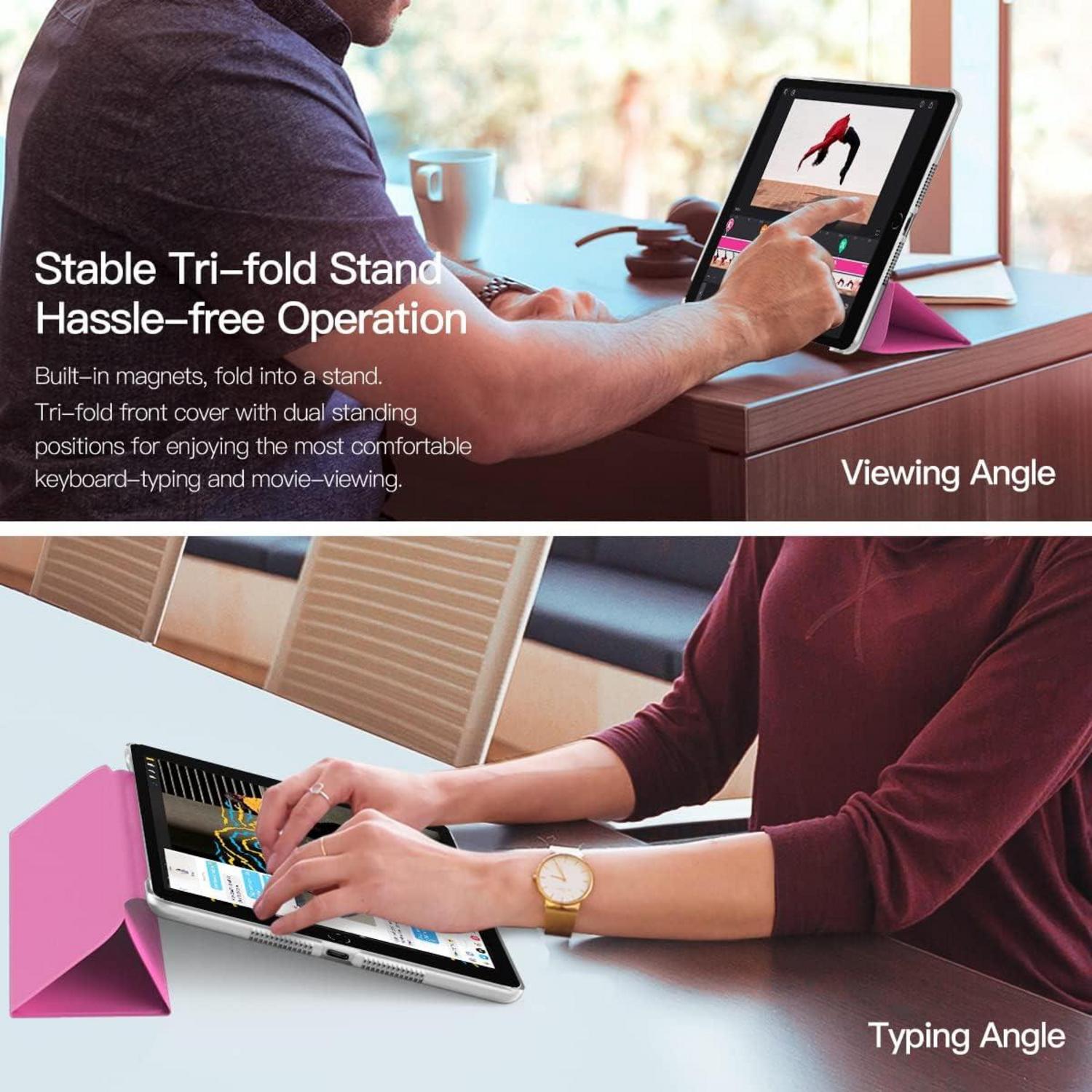 iPad 9. Generation Hülle - Schutzhülle Smart Cover 10,2 Zoll Magenta