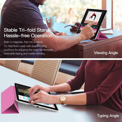 iPad 9. Generation Hülle - Schutzhülle Smart Cover 10,2 Zoll Magenta