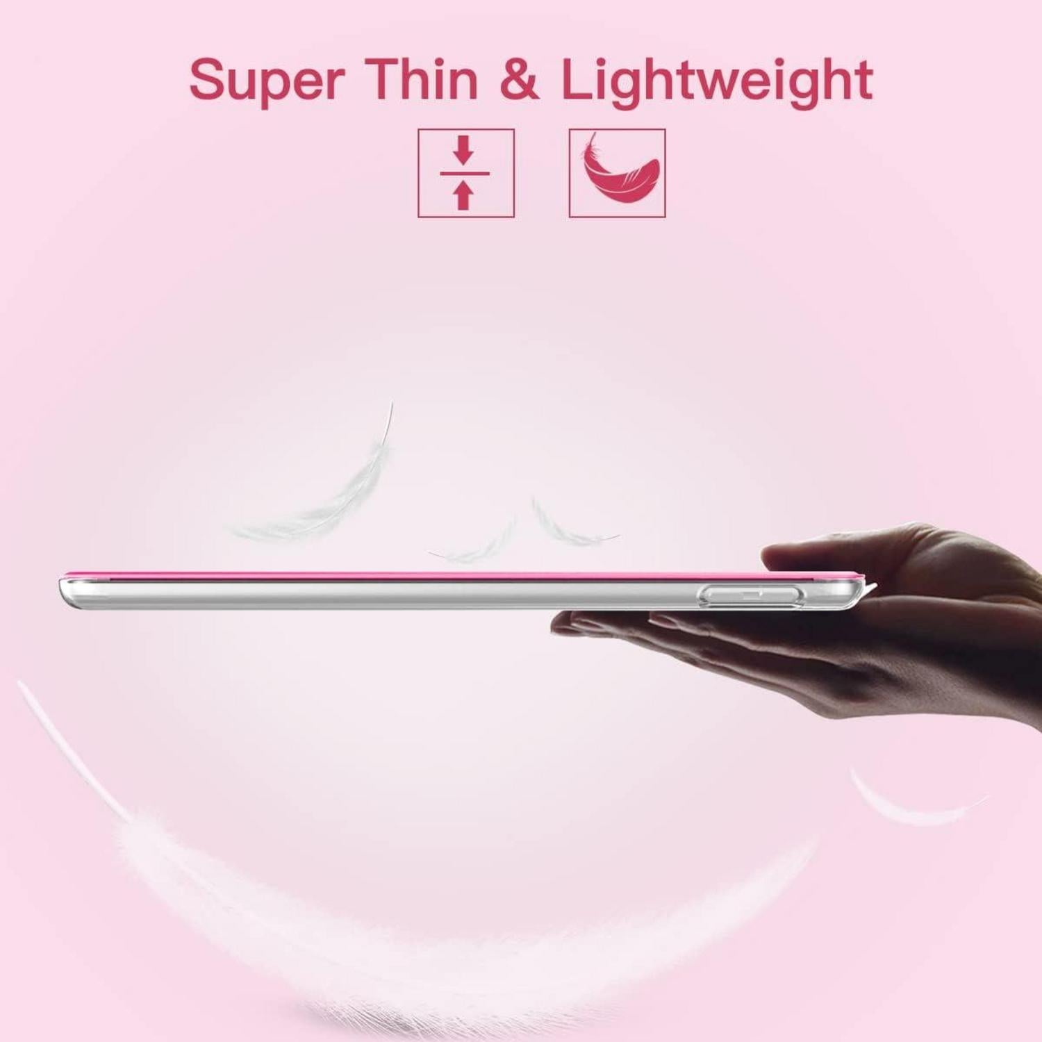 Schlanke Dünn Magenta Smart Cover für iPad 10,2 Zoll