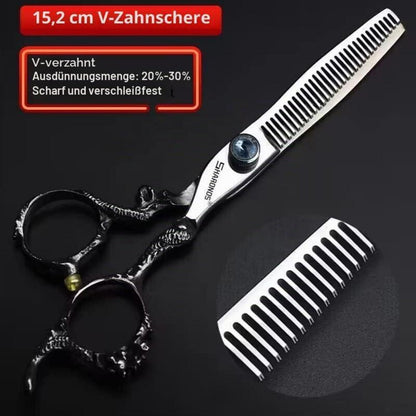 Professionelle Friseurschere Edelstahl 6/7 Zoll mit Saphir