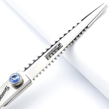 Professionelle Haarschere Set mit Saphir & Ausdünnschere