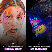 UV Bodypainting Neon Farben Set für Kinderschminke, Waschbar