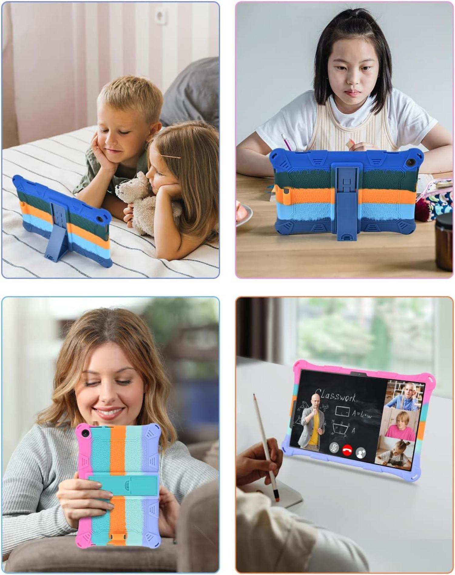 Silikon Hülle Lenovo Tab M10 10.1 Zoll 2022 Schultergurt Stylus Pen