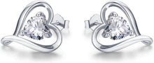 Ohrstecker Set Damen Rosegold Silber Gold Valentinstag Weihnachten