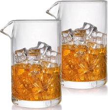 Kristall Cocktail Rührglas Set 650ml 2er Pack
