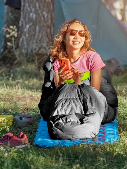 Schlafsack Mumienschlafsack 4 Jahreszeiten -10 bis 15 ℃ Outdoor