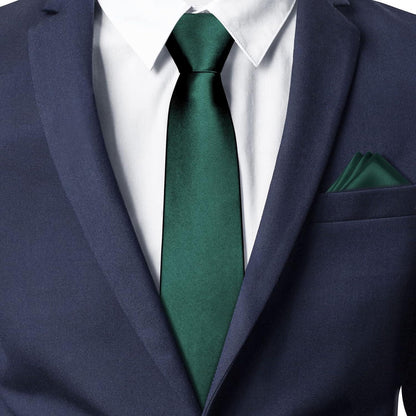 Krawatten Set Navy Blau Geschenke für Männer Krawatte 3 tlg