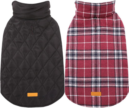 Hundemantel Winter Große Hunde Fleece Wasserdicht XL Rot