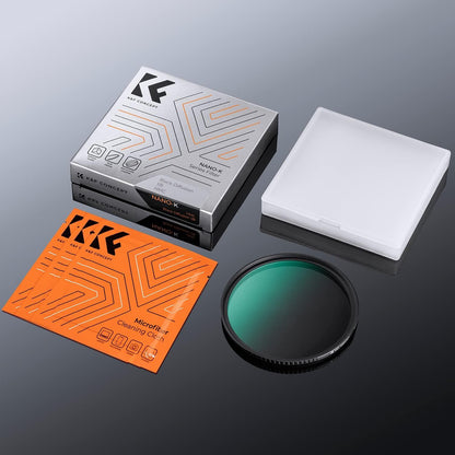 K&F Concept Nano-K Black-Mist 1/8 Filter 55mm - Optisches Glas - 18-fache Nanobeschichtung