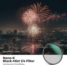 77mm Black Mist 1/4 Filter Nano-Beschichtung für Video