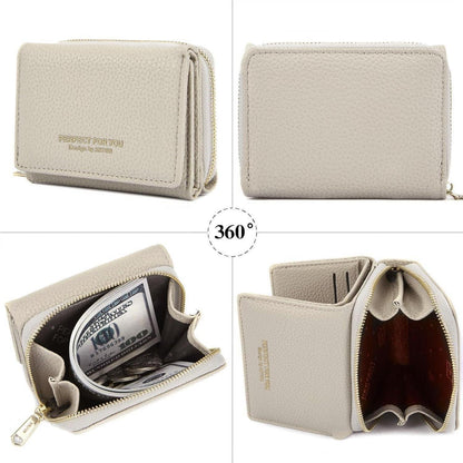 ANYWN Damen Geldbörse klein mit Großer Kapazität und