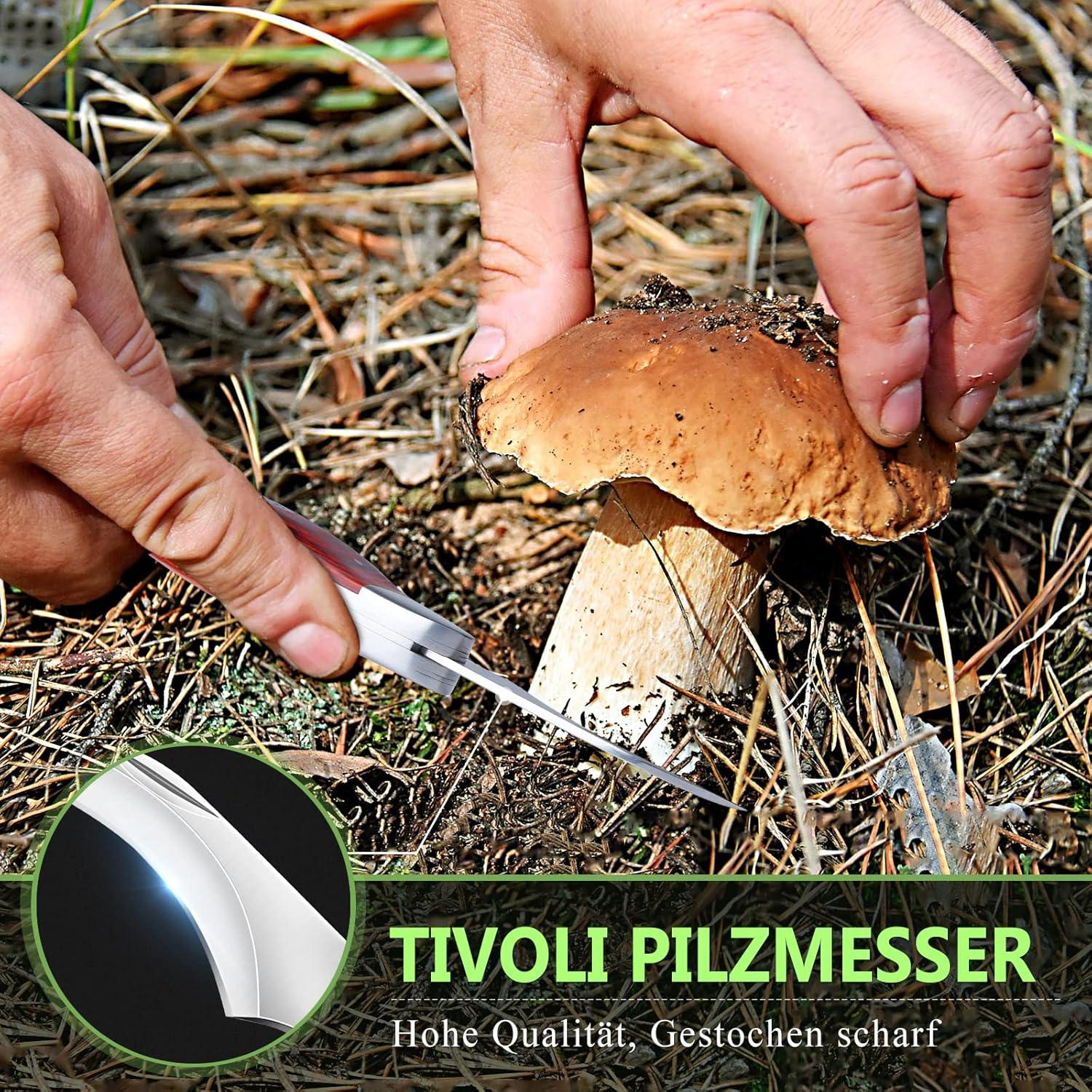 TIVOLI Survival Messer D2 Stahl Outdoormesser Jagdmesser Bushcraft