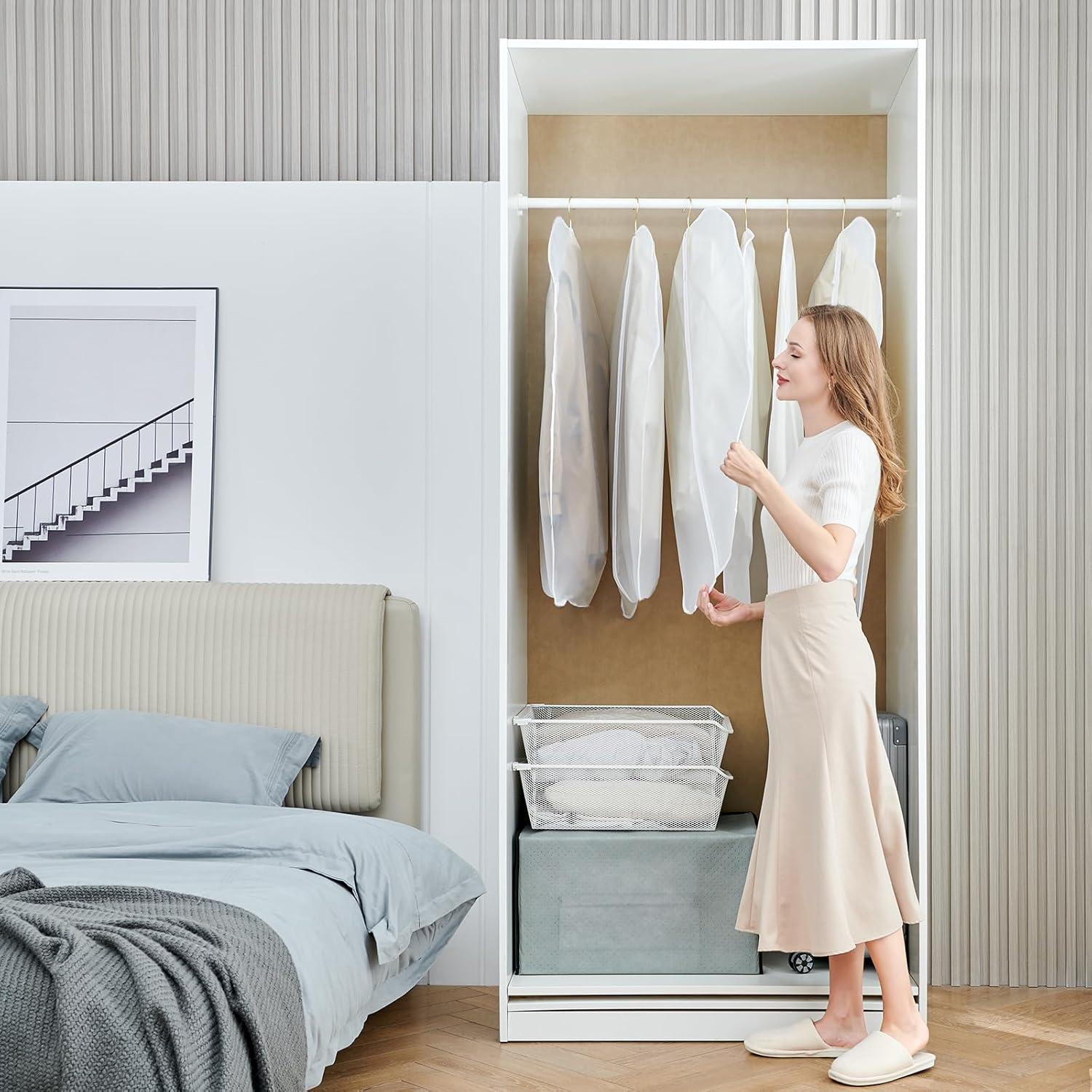 Kleidersack Aufbewahrung 8er Set Anzug Organizer 60*100cm Transparent