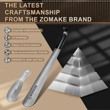 ZOMAKE Schuhlöffel Metall 2er Set 42cm Edelstahl Shoe Horn