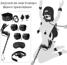 BDSM Fesseln Bondage Set 18-teilig Handschellen Bett
