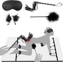 BDSM Set Bondage Handschellen Bett Analplug Dildo