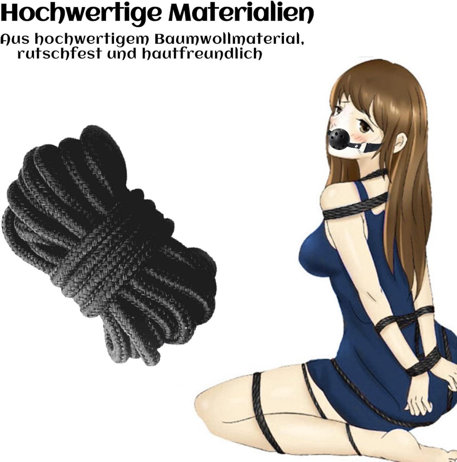 BDSM Fesseln Sex Set 26-teilig Premium Bondage Set Handschellen Bett Analplug Dildo Peitsche Knebel Nippelklammern