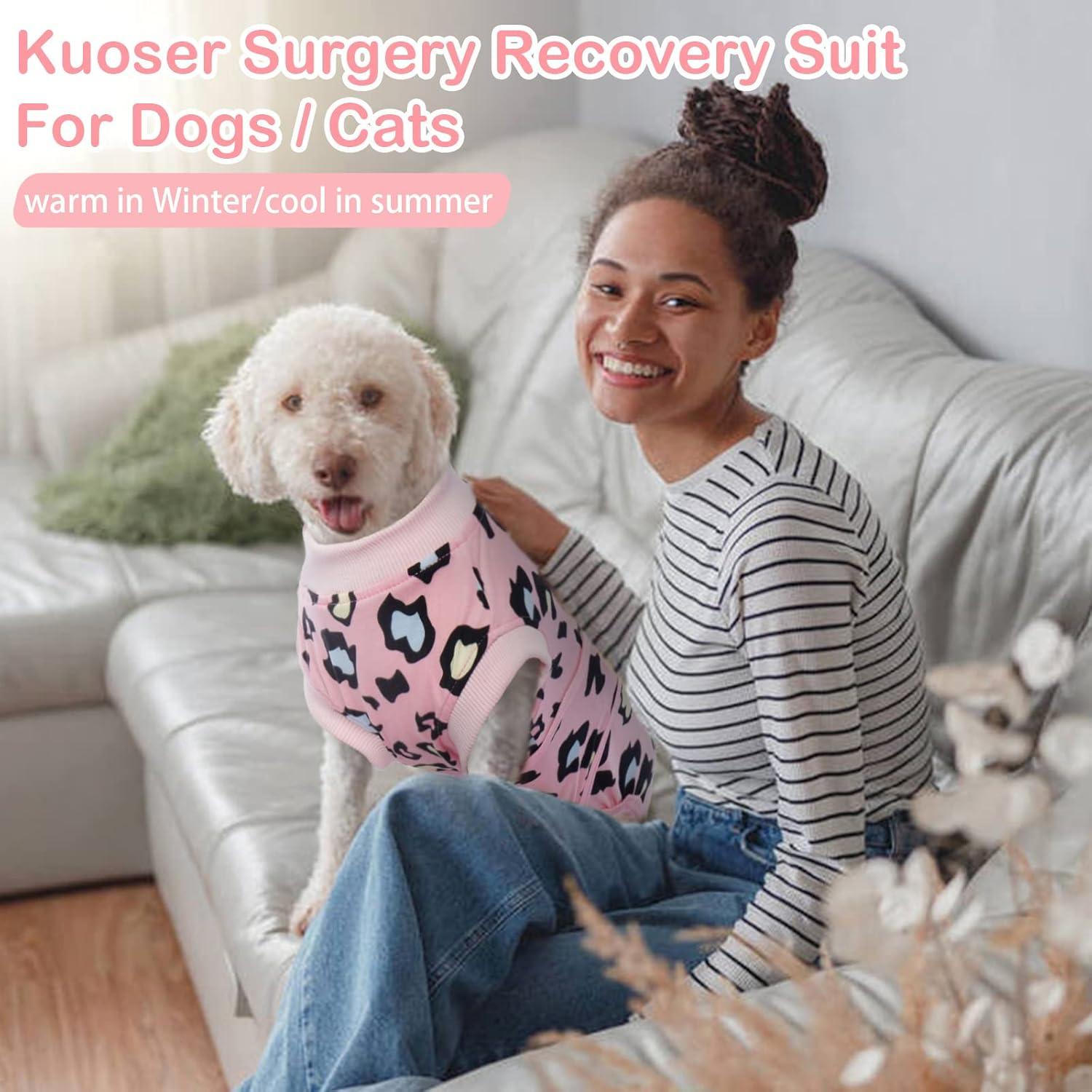 Kuoser Hundebody Op Katzenbody Kastration Rüde Atmungsaktiv L Dunkles Rosa