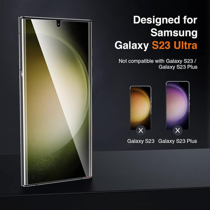Samsung Galaxy S23 Ultra Schutzfolie Set: 2 Panzerfolien