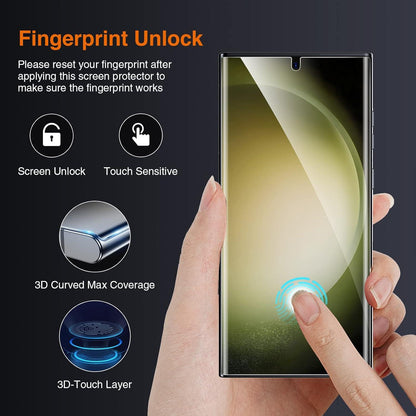 TPU Schutzfolie Samsung Galaxy S23 Ultra 5G 2x Panzerfolie Kameraschutz HD