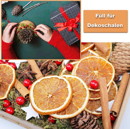 107-teiliges Weihnachtskranz Deko Bastelset Tannenzapfen Beeren