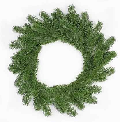 Künstliche Tannenzweige 30 Stück Grüne Deko Weihnachtsverzierung