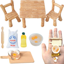 Miniatur Puppenhaus Zubehör 1/12 Weihnachtswichtel Backen Set