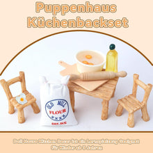 Miniatur Wichtel Zubehör Küche Backen Set 1:12 Puppenhaus