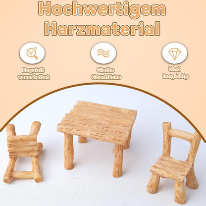 Miniatur Puppenhaus Zubehör 1/12 Weihnachts Wichtel Backset