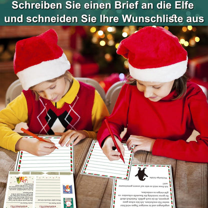 Miniatur Elfentür Weihnachtswichtel Set Holz Tür Baustelle