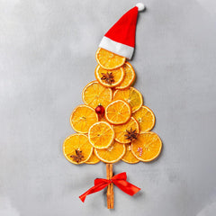 Getrocknete Orangenscheiben 30 Stück Deko Weihnachtskranz, Natur-Deko Fruchtscheiben Adventsdekoration