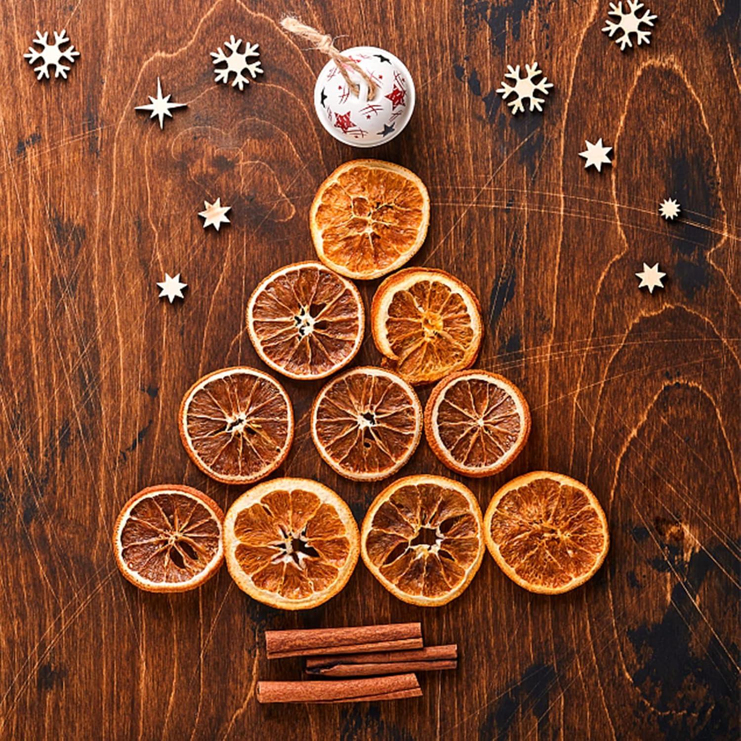 Getrocknete Orangenscheiben Deko Weihnachtskranz Adventsnatur