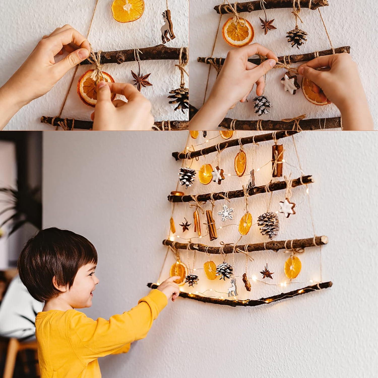 Getrocknete Orangenscheiben Deko 30 Stück Weihnachtskranz