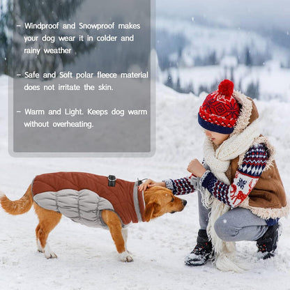 Wasserdichter Hundemantel Winterjacke für kleine mittlere große Hunde
