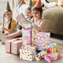 Geburtstag Geschenkpapier Craftpapier Set 6 Blatt 70x50cm