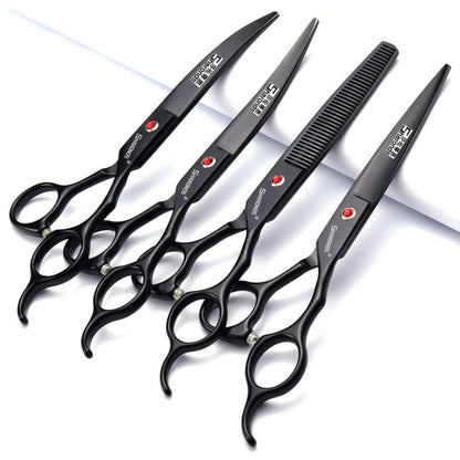 440C Edelstahl Friseurschere Set – 6/6.5/7 Zoll