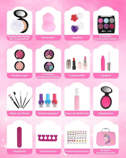 Kinderschminke Set für Mädchen